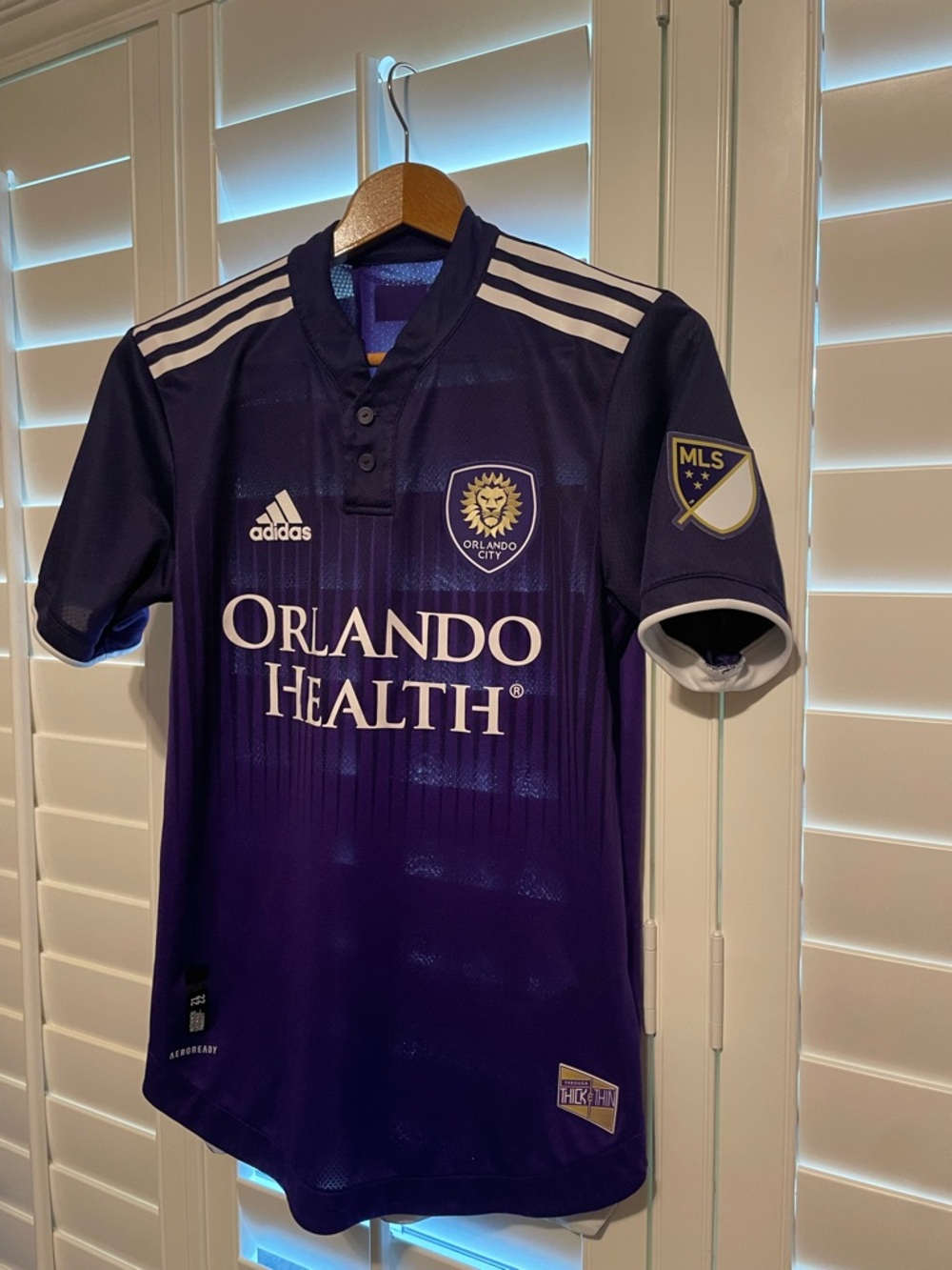 Adidas Orlando City SC 2021/22 Authentic MLS Home Soccer Jersey Men’s  XS